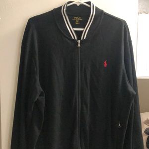 Black polo jacket